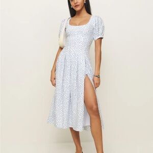 NWT Reformation Coucou Linen Floral Dress